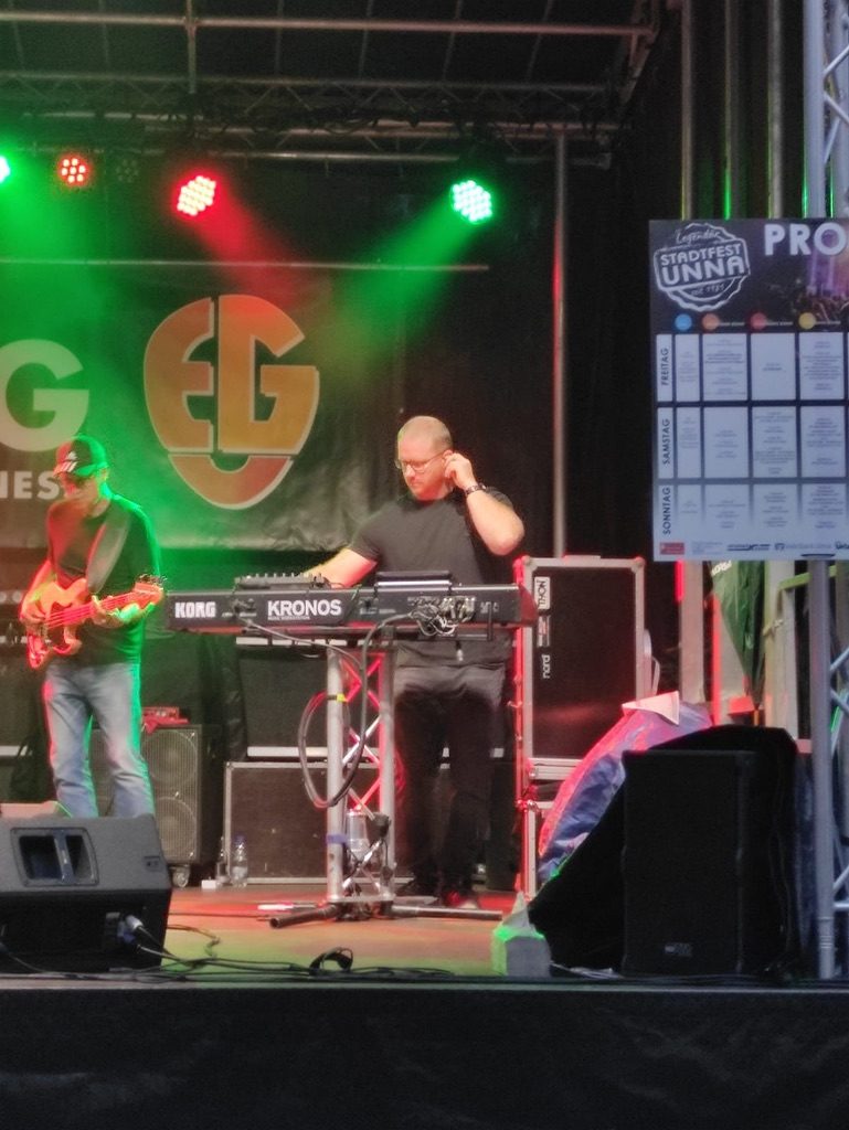 Thorsten Hillmann mit Korg Kronos beim Stadtfest Unna